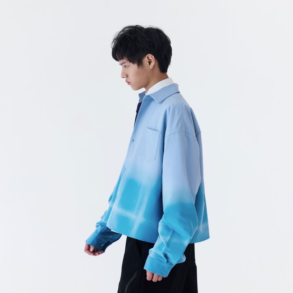 漸層暈染襯衫 Gradient Effect Shirt