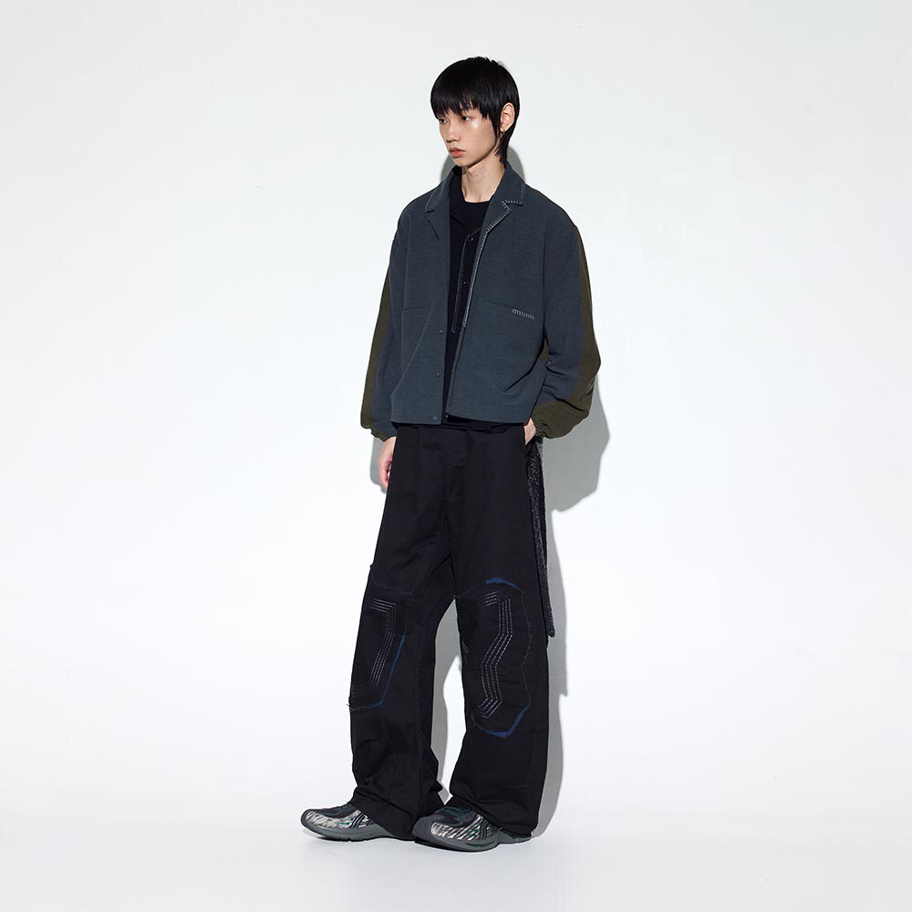 針織長袖襯衫 Merged Knit LS Shirt