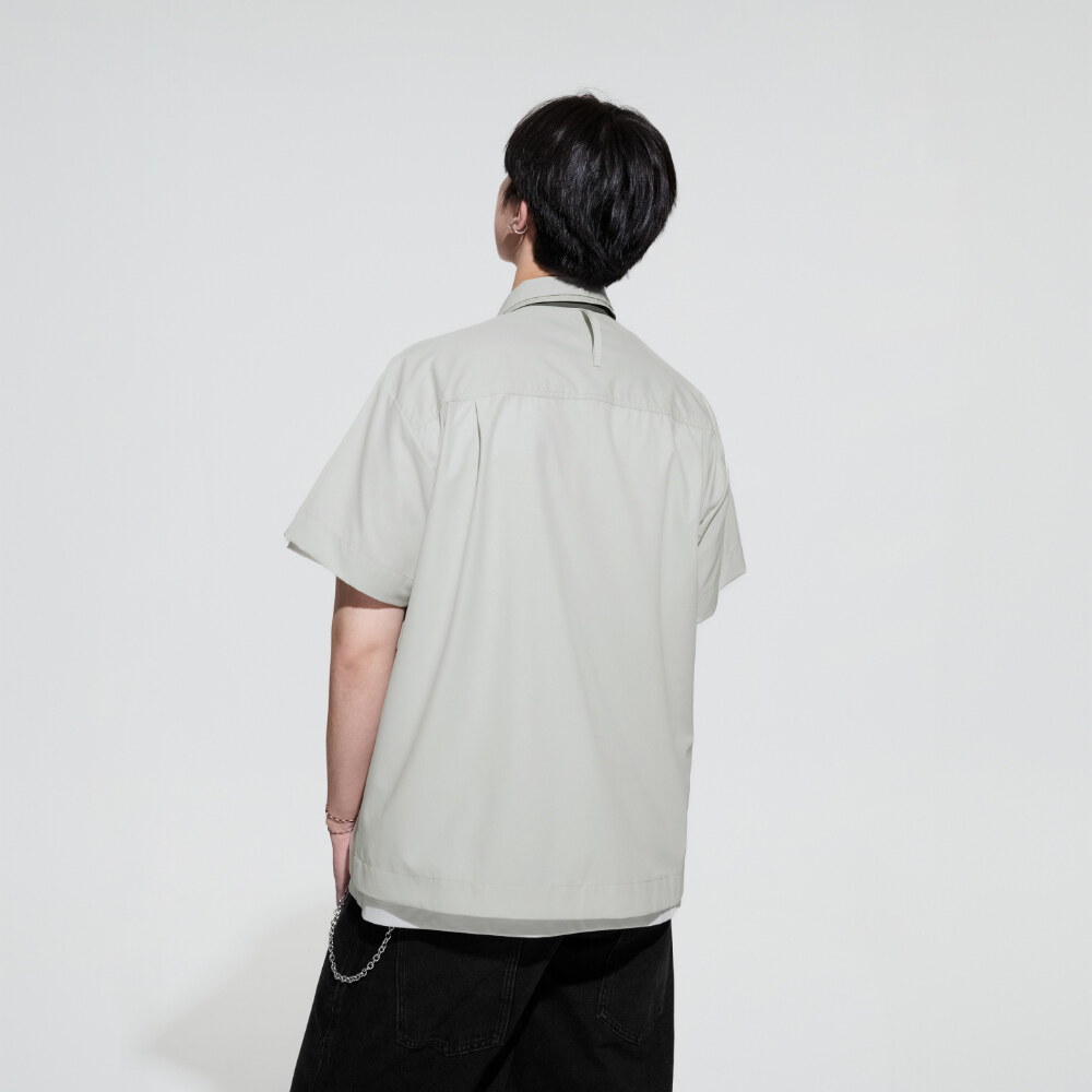 口袋短袖襯衫 Work Mode Shirt
