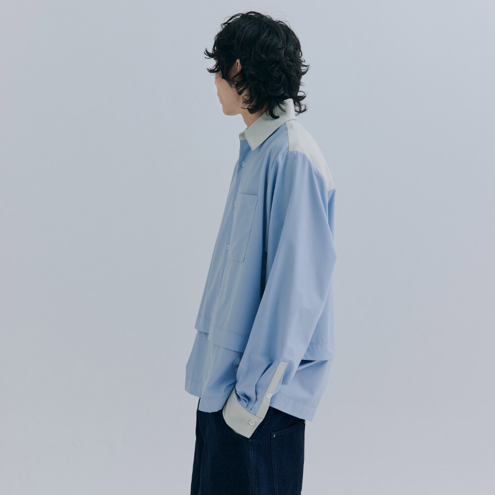 裁短長袖襯衫 Detachable Panel Shirt