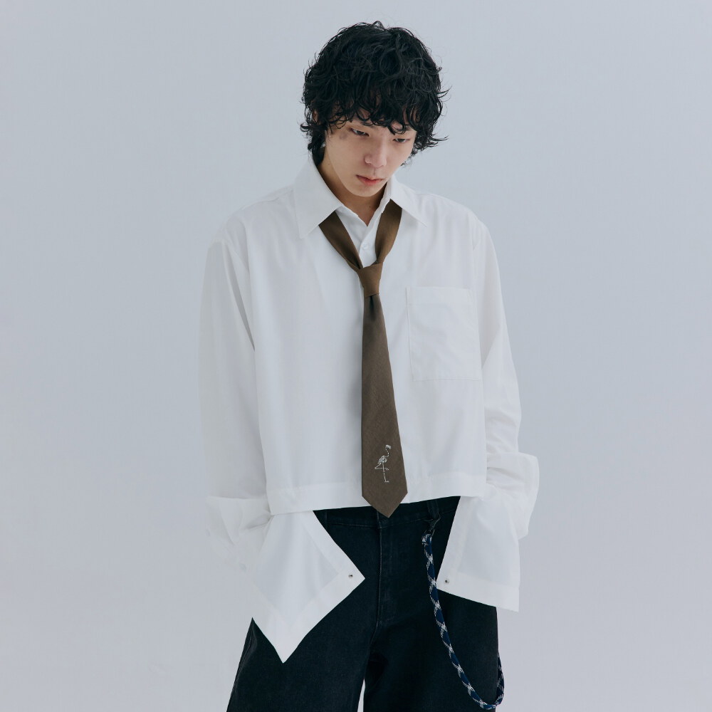 裁短長袖襯衫 Detachable Panel Shirt