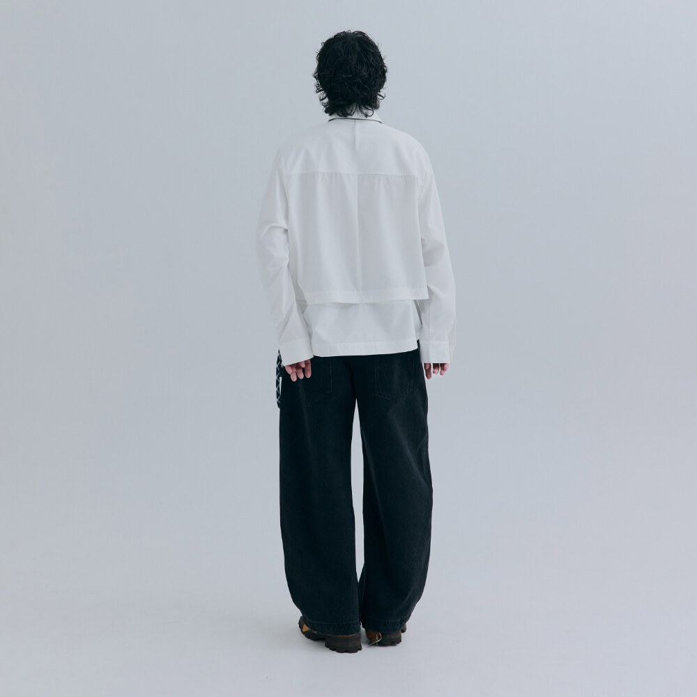 裁短長袖襯衫 Detachable Panel Shirt