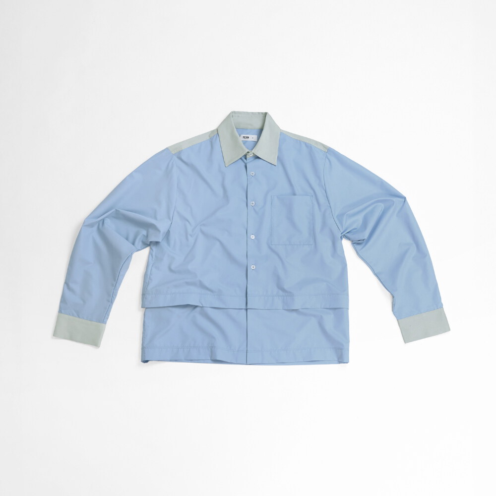 裁短長袖襯衫 Detachable Panel Shirt