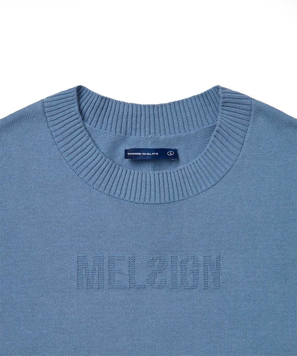 MELSIGN 針織上衣 Summer Knit Logo Tee