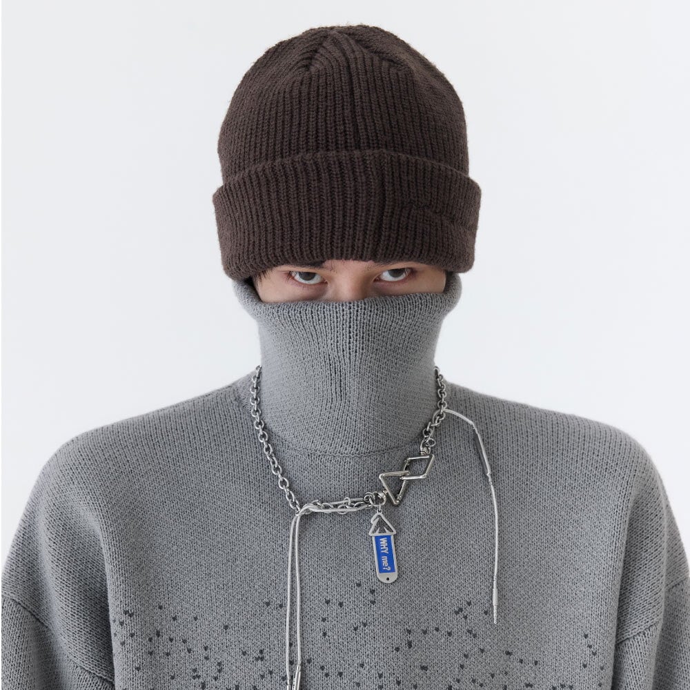 針織上衣 Bitmap Shift Knit Turtleneck
