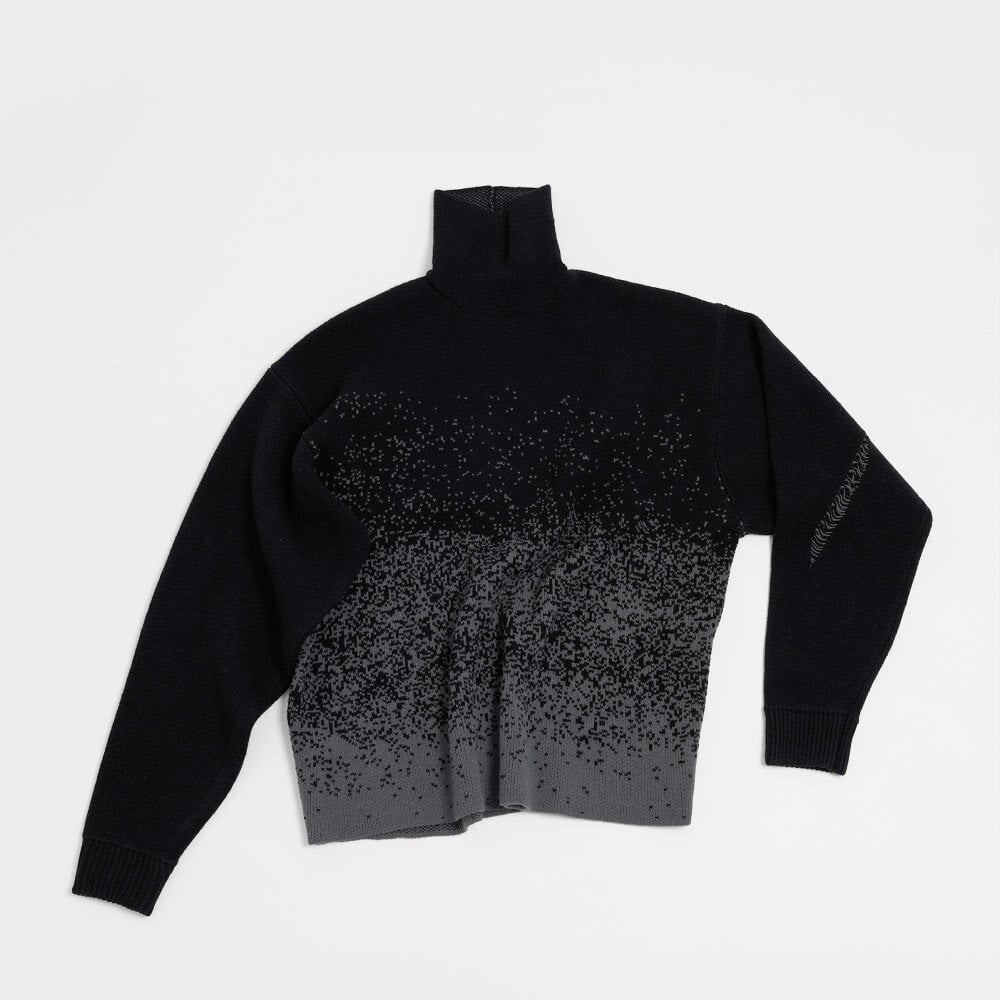 針織上衣 Bitmap Shift Knit Turtleneck