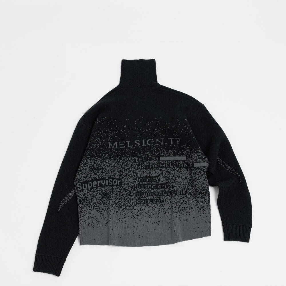 針織上衣 Bitmap Shift Knit Turtleneck