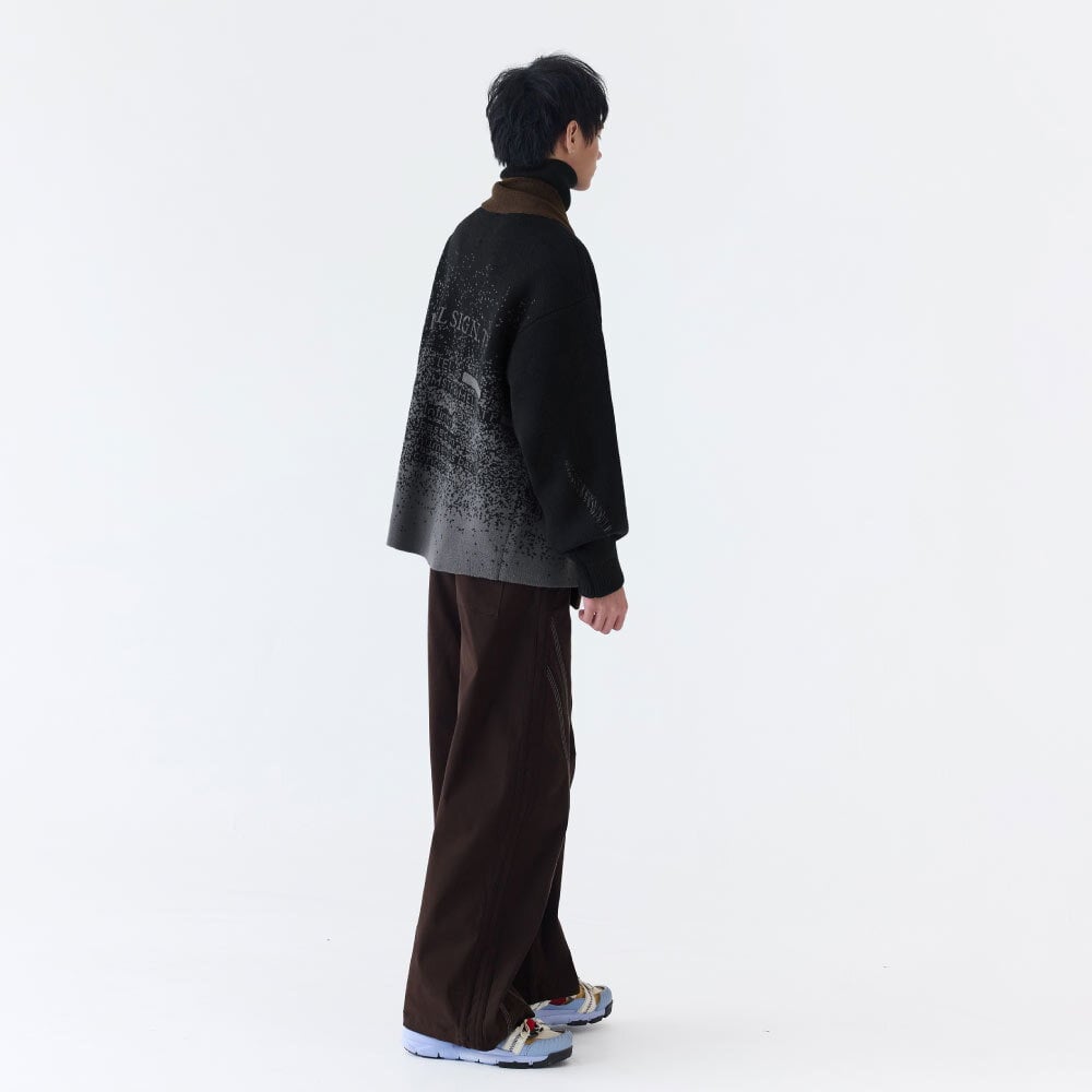 針織上衣 Bitmap Shift Knit Turtleneck
