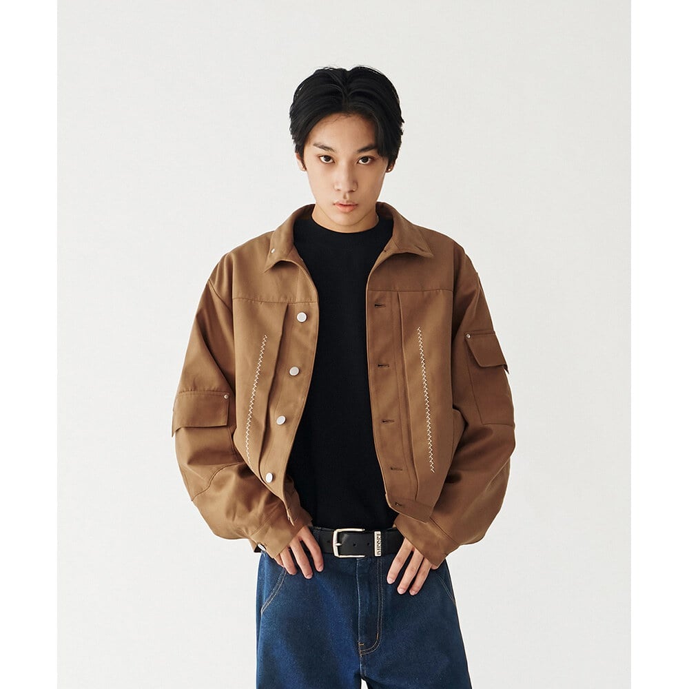 麂皮感工裝外套 M-Line Faux Suede Chore Jacket