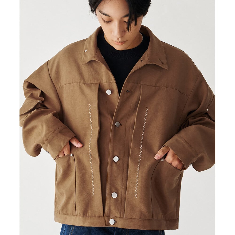 麂皮感工裝外套 M-Line Faux Suede Chore Jacket