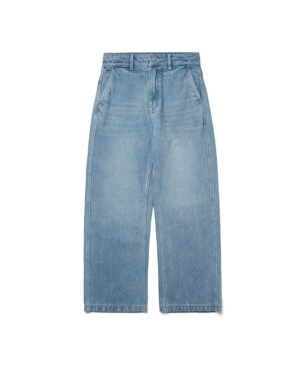 MELSIGN 直筒牛仔褲 Label Deep Denim