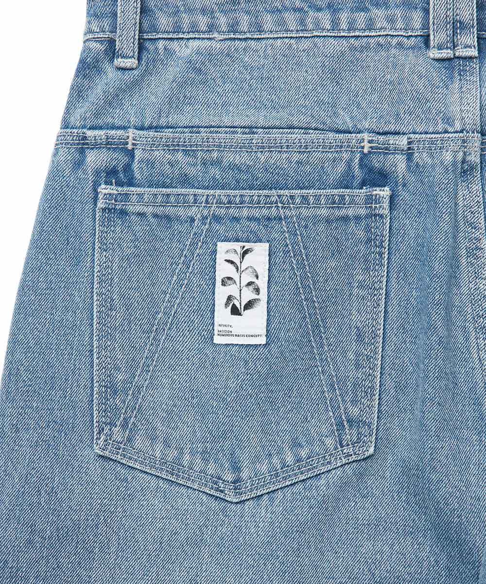 MELSIGN 直筒牛仔褲 Label Deep Denim