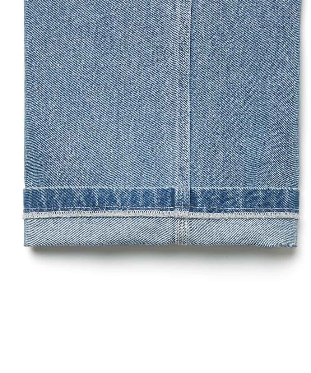 MELSIGN 直筒牛仔褲 Label Deep Denim