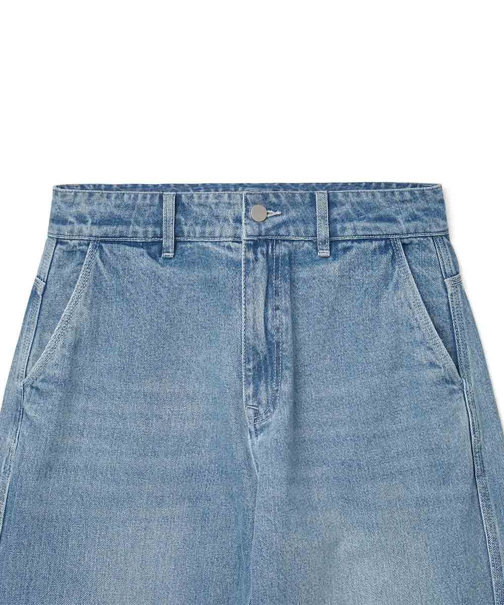 MELSIGN 直筒牛仔褲 Label Deep Denim