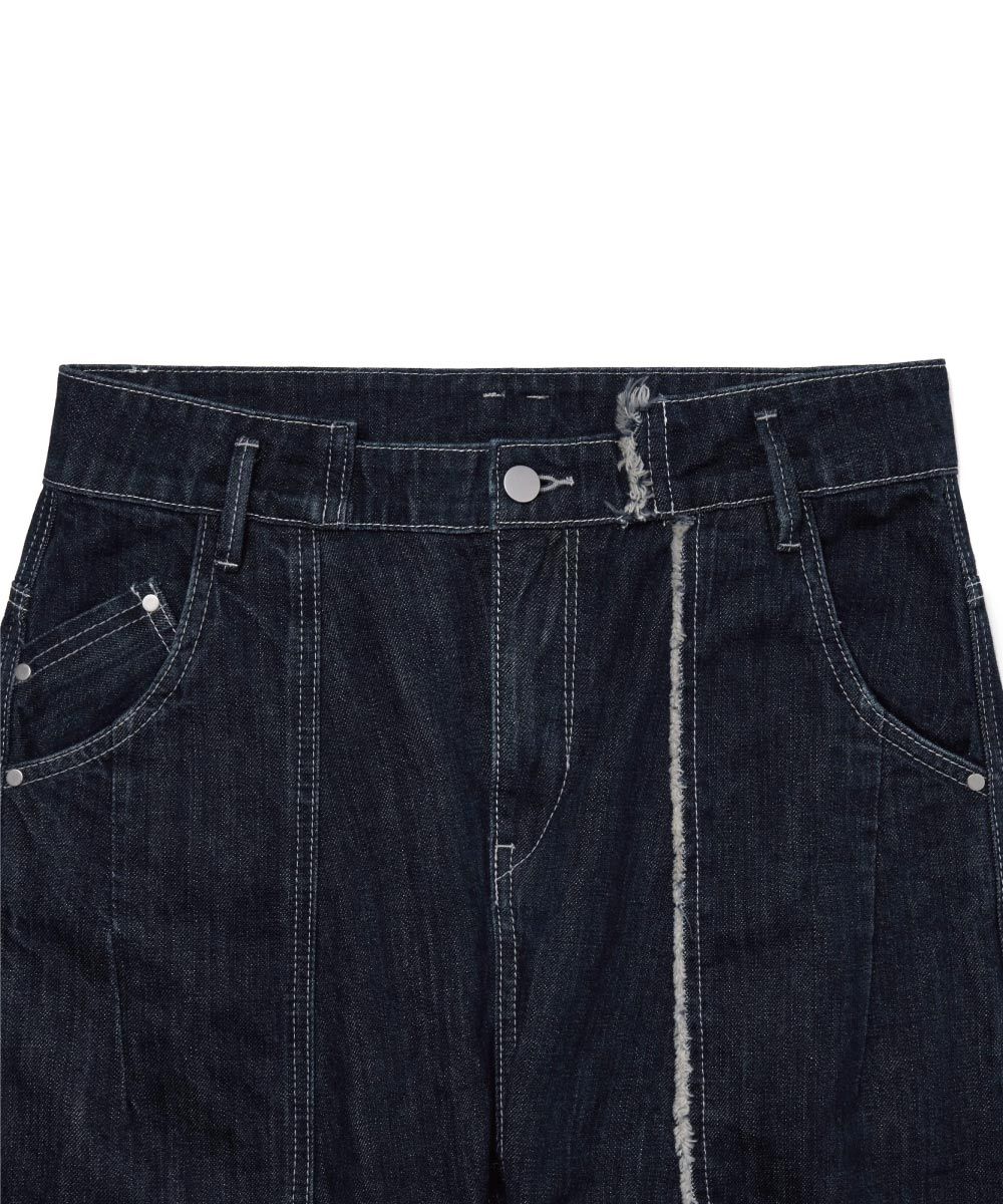 MELSIGN 拼接牛仔長褲 Stitching Fringe Denim