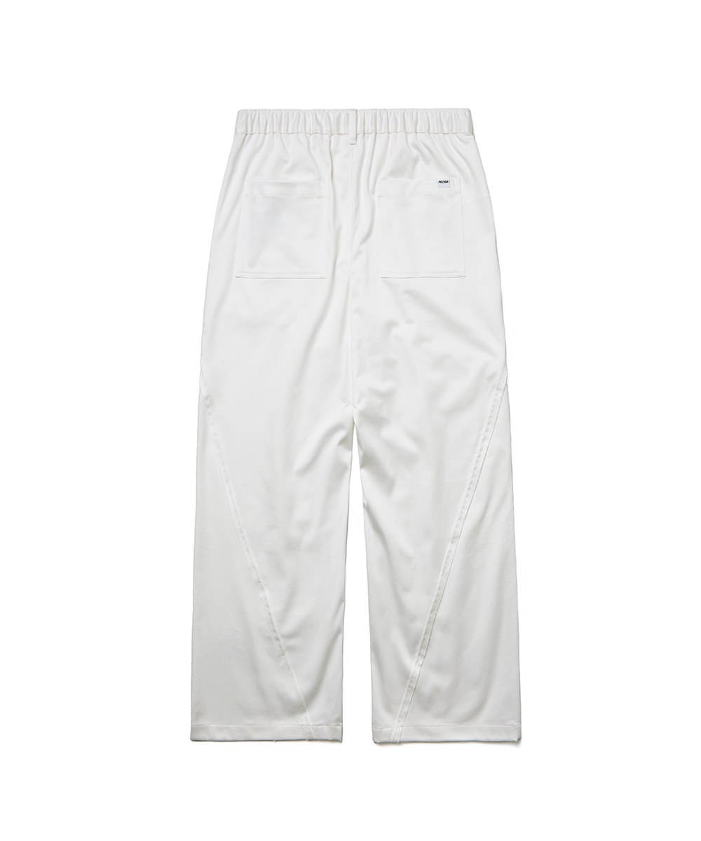 MELSIGN 斜向剪裁寬鬆直筒褲 Twisted Concept Trousers