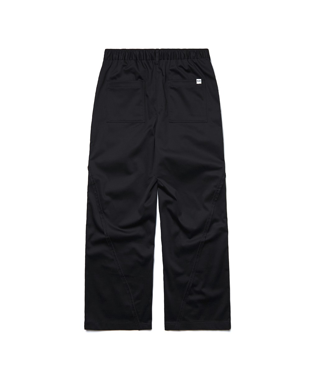 MELSIGN 斜向剪裁寬鬆直筒褲 Twisted Concept Trousers