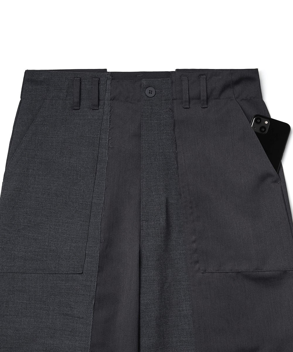 MELSIGN 立體剪裁長褲 Colour Matching Trousers
