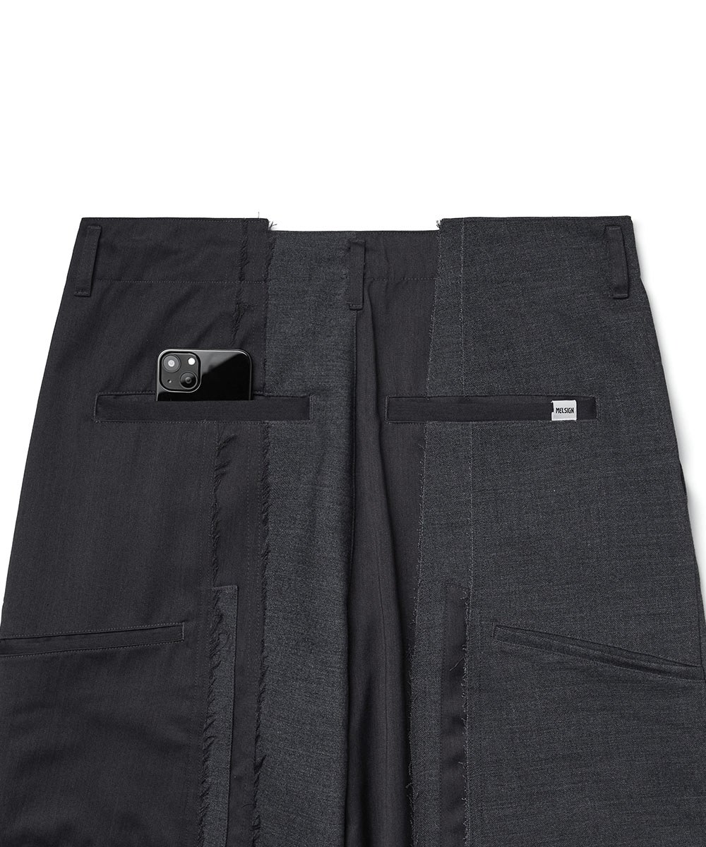MELSIGN 立體剪裁長褲 Colour Matching Trousers