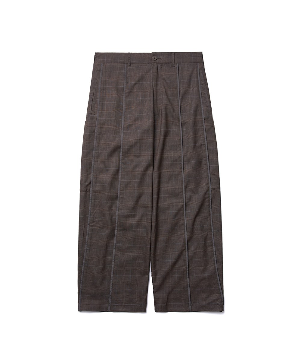 MELSIGN 寬鬆格紋長褲 Baggy Tartan Trousers V2