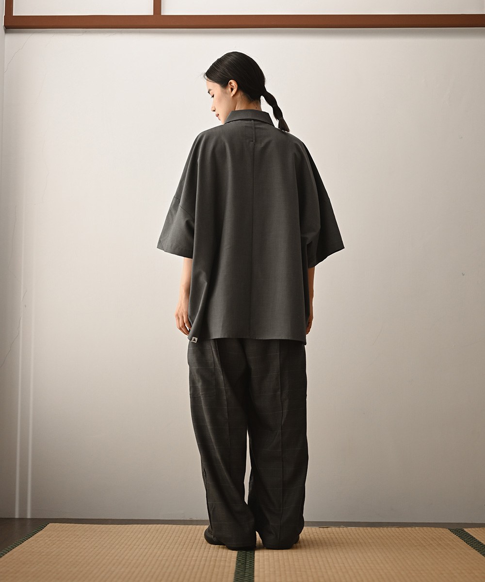 MELSIGN 寬鬆格紋長褲 Baggy Tartan Trousers V2