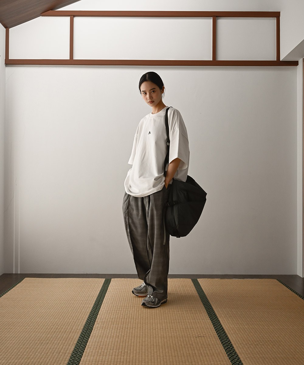 MELSIGN 寬鬆格紋長褲 Baggy Tartan Trousers V2