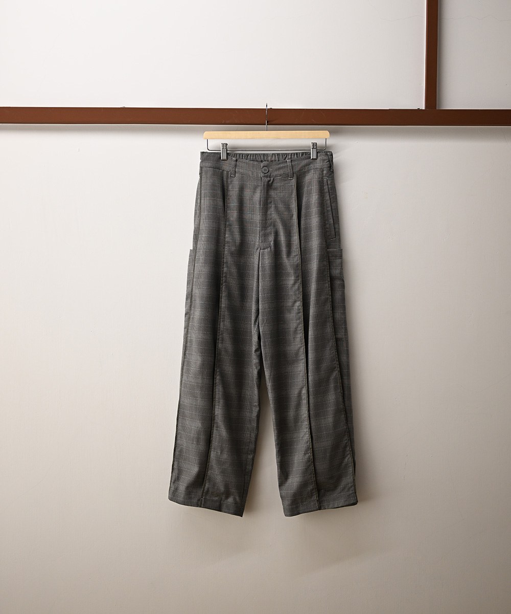 MELSIGN 寬鬆格紋長褲 Baggy Tartan Trousers V2