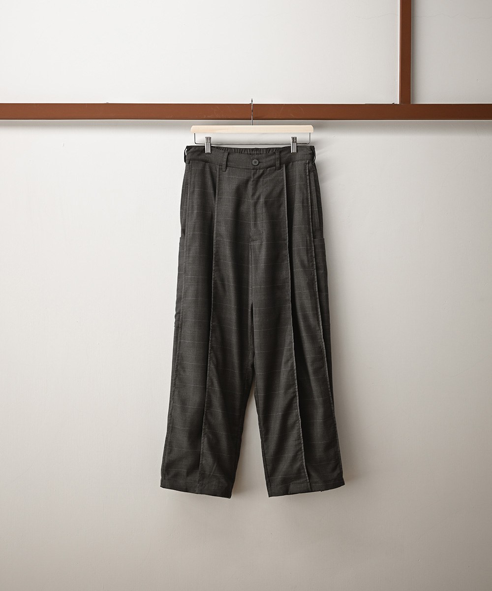 MELSIGN 寬鬆格紋長褲 Baggy Tartan Trousers V2