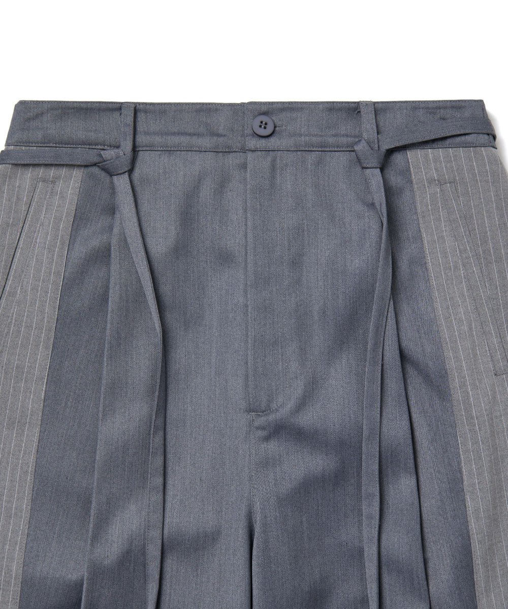 MELSIGN 拼接長褲 April Stripe Splicing Trousers