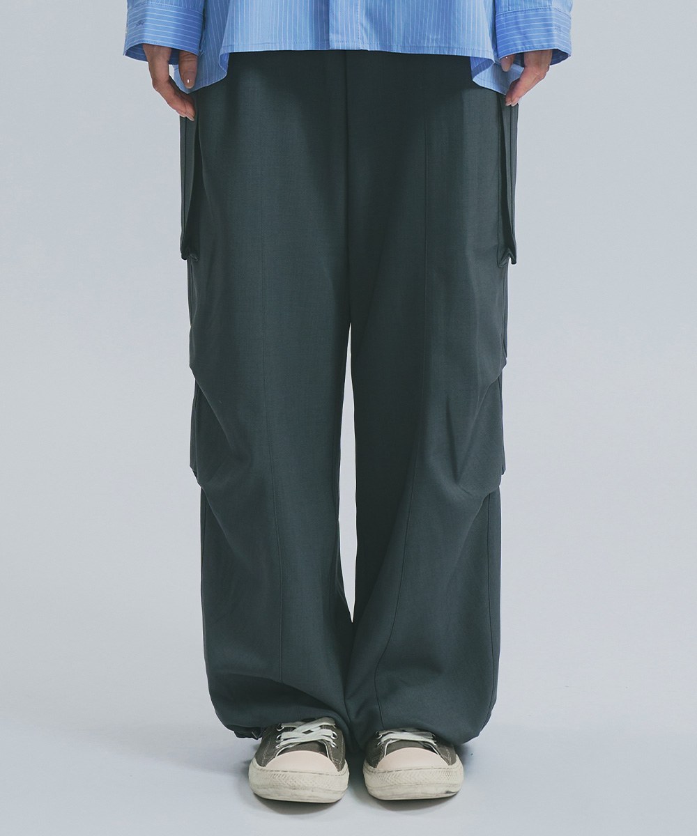 寬鬆口袋長褲 Ethereal Pocket Cutting Trousers