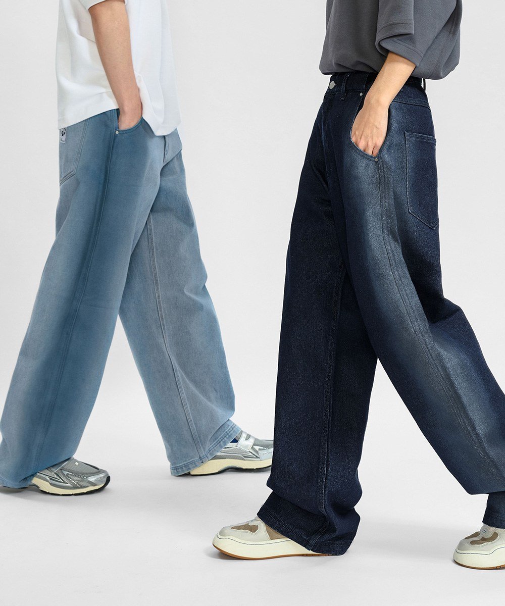 水洗丹寧長褲 MEL 25. Washed Denim Jeans