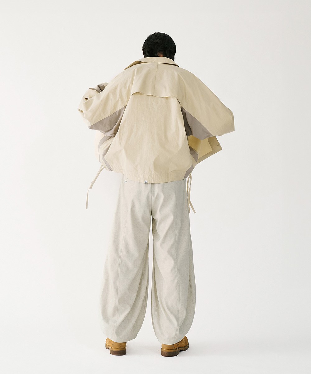 圓闊開衩長褲 Special Cutting Linen Pants