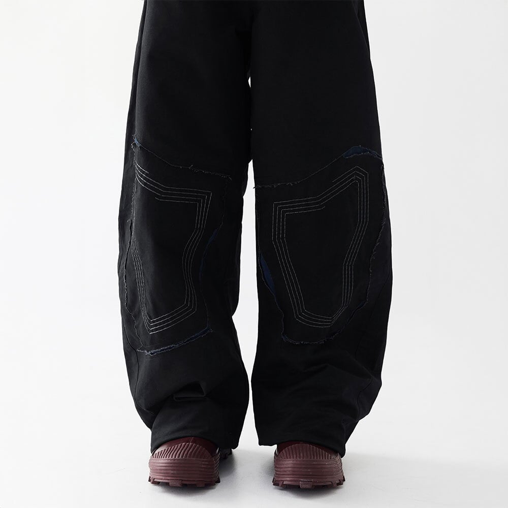 補丁弧形褲 Patch Curved Pants