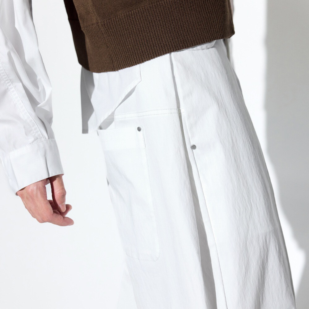 摺線直筒褲 Pastel Pleated Pants