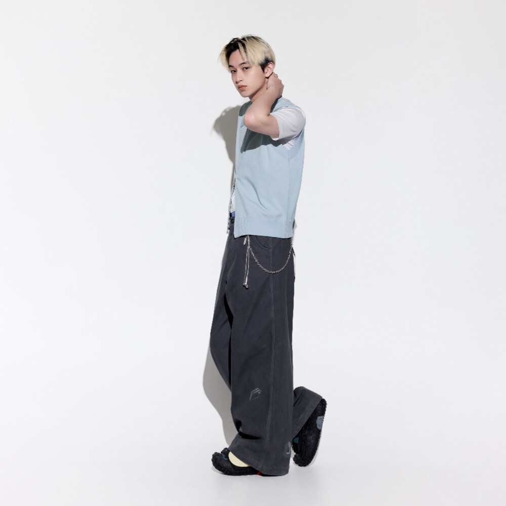 圖紋長褲 Digital Code Work Pants