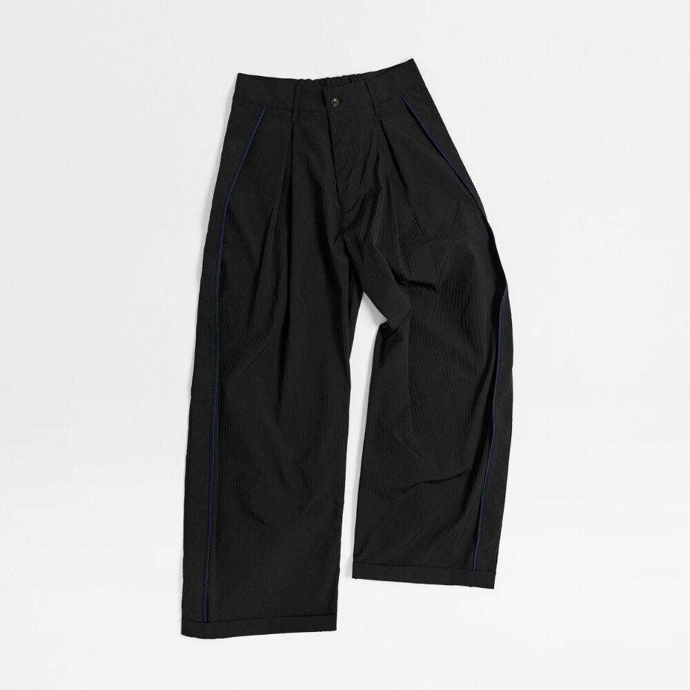 格紋長褲 Plaid Track Pants