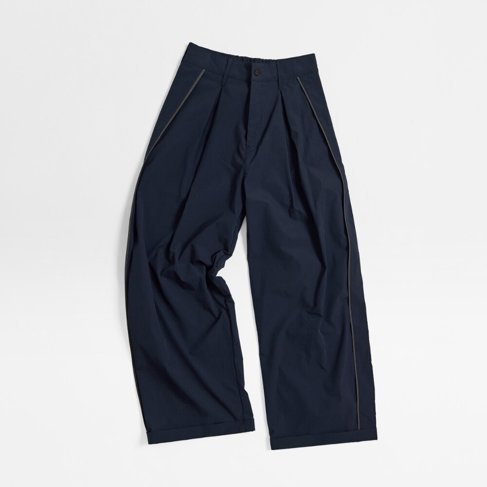 格紋長褲 Plaid Track Pants