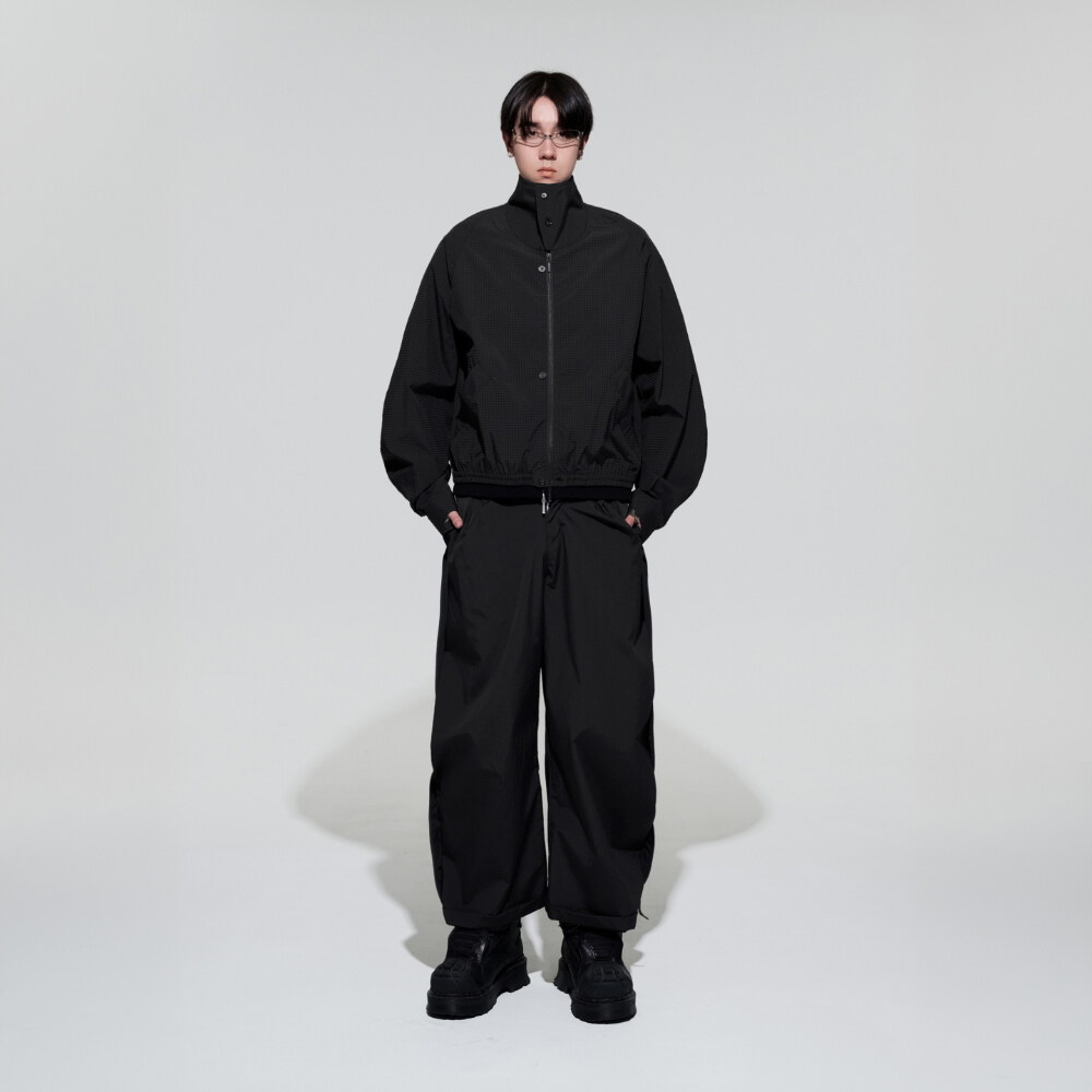 格紋長褲 Plaid Track Pants