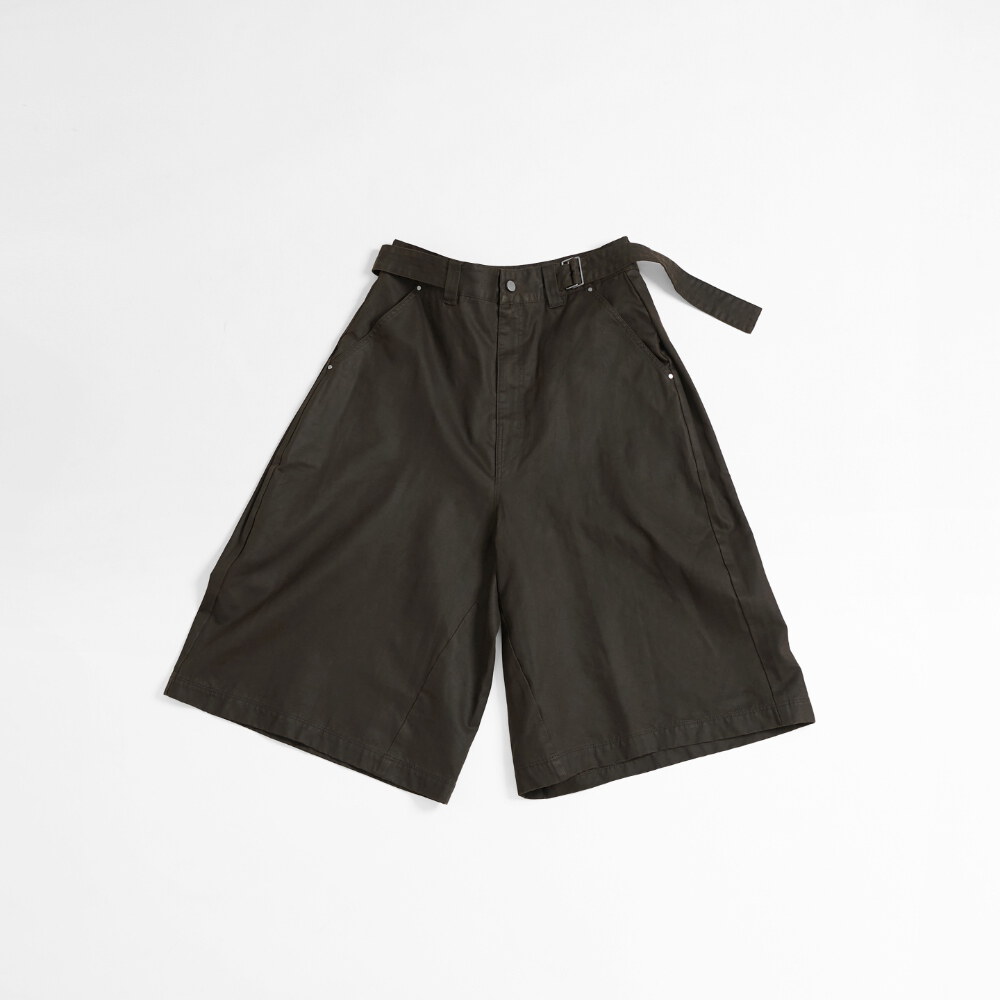 極簡七分褲 Cropped Drapey Baggy Pants
