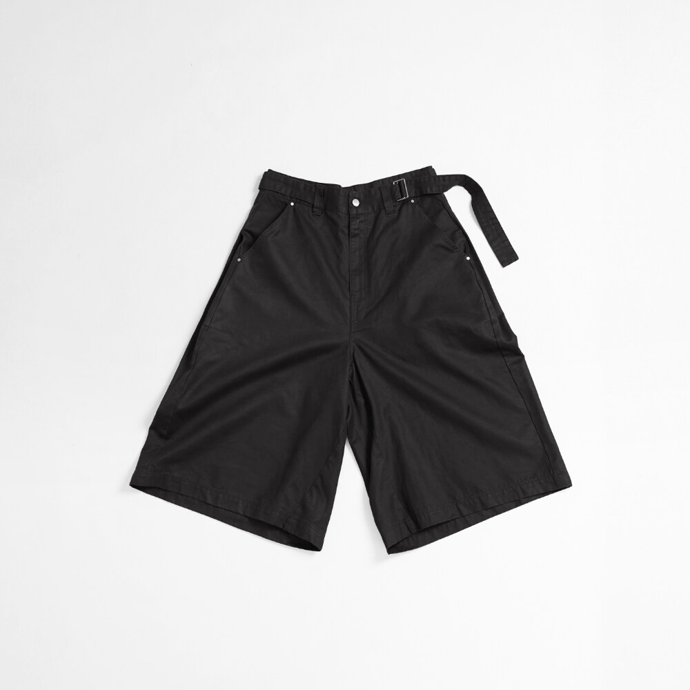 極簡七分褲 Cropped Drapey Baggy Pants