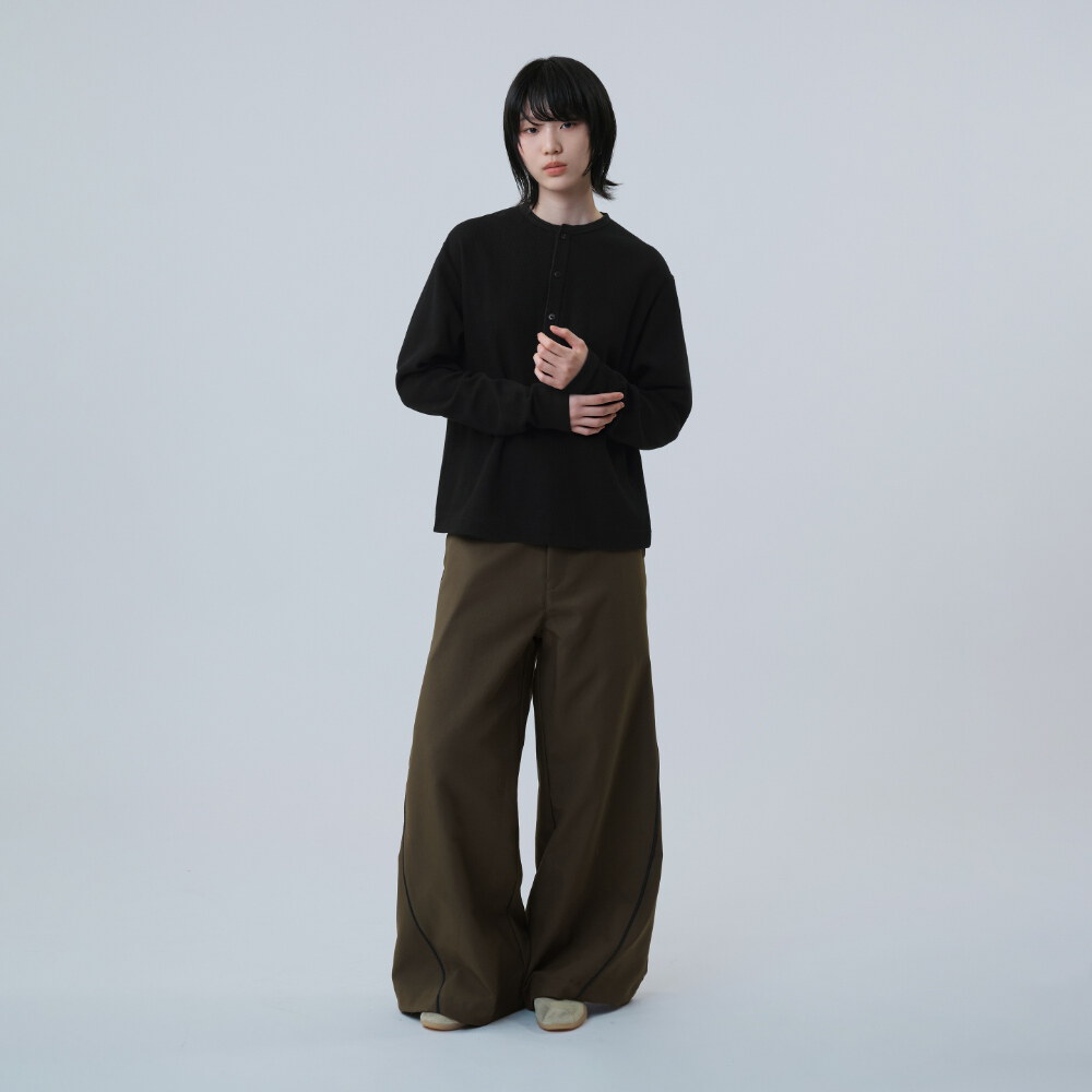 跳色滾邊長褲 Outline Piped Pants