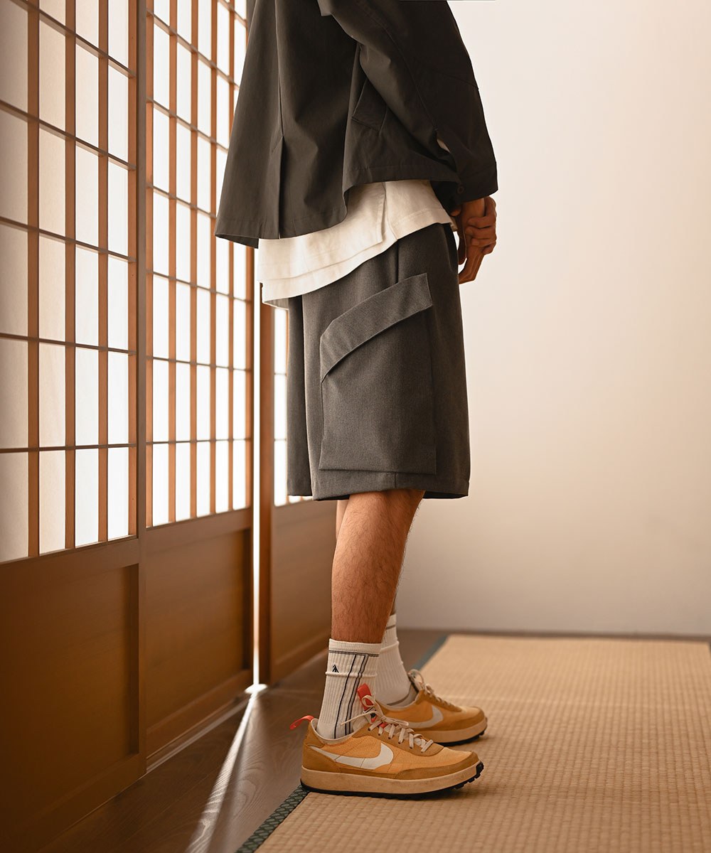 MELSIGN 口袋寬鬆短褲 Pocket Baggy Shorts
