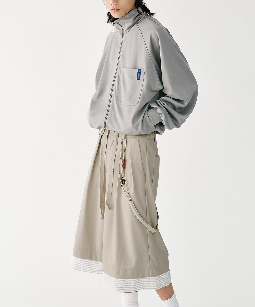 打褶寬褲 Cropped Wide Trousers