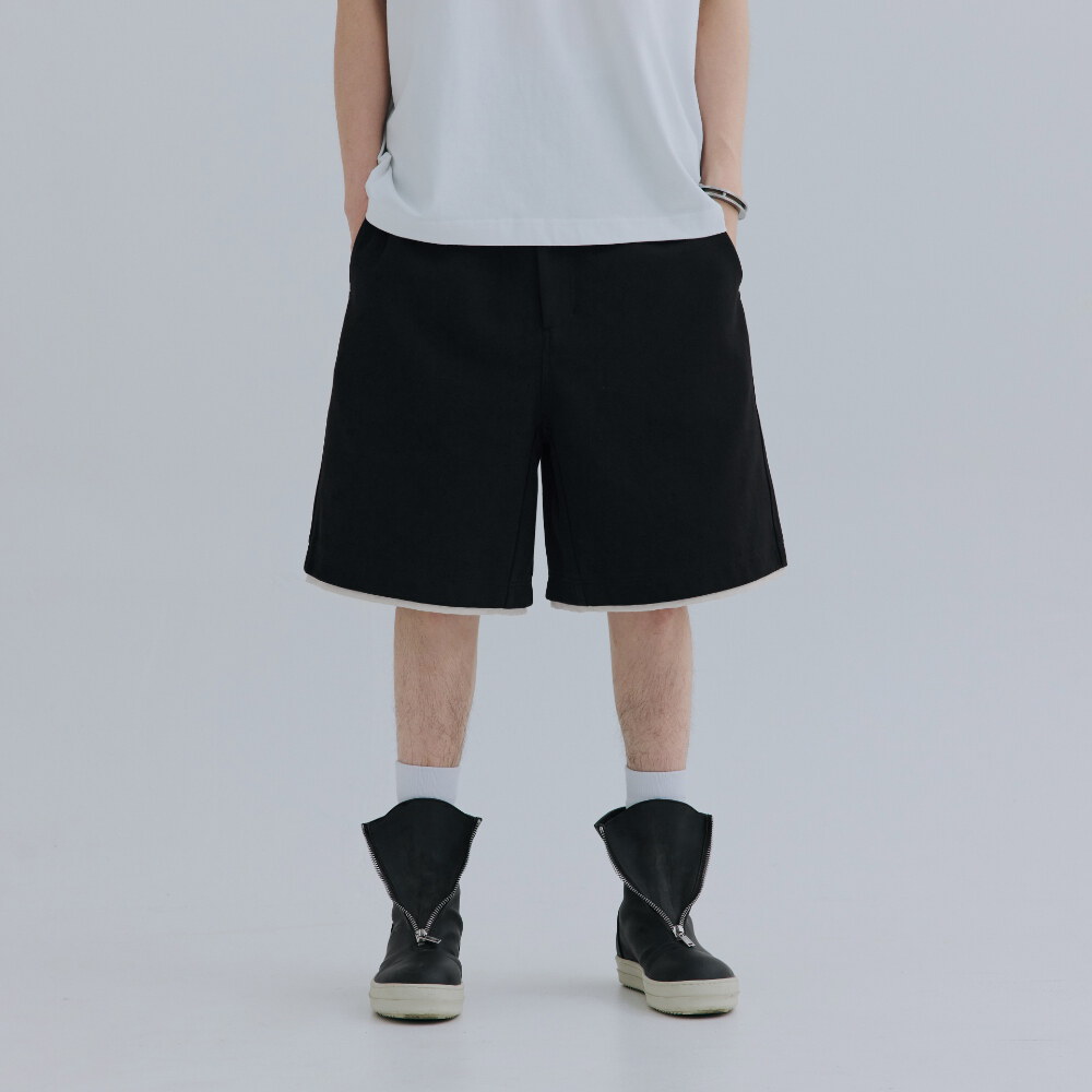 休閒短褲 Layered Edge Sweatshorts