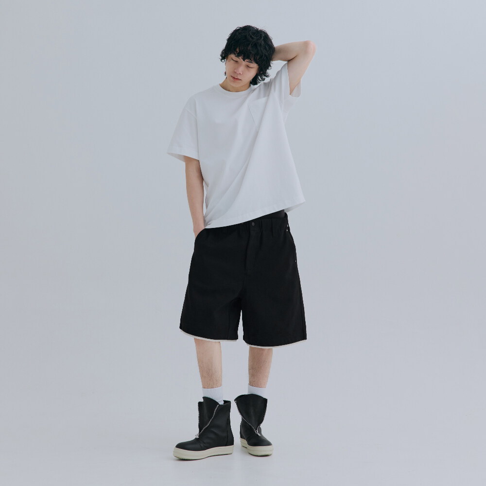 休閒短褲 Layered Edge Sweatshorts