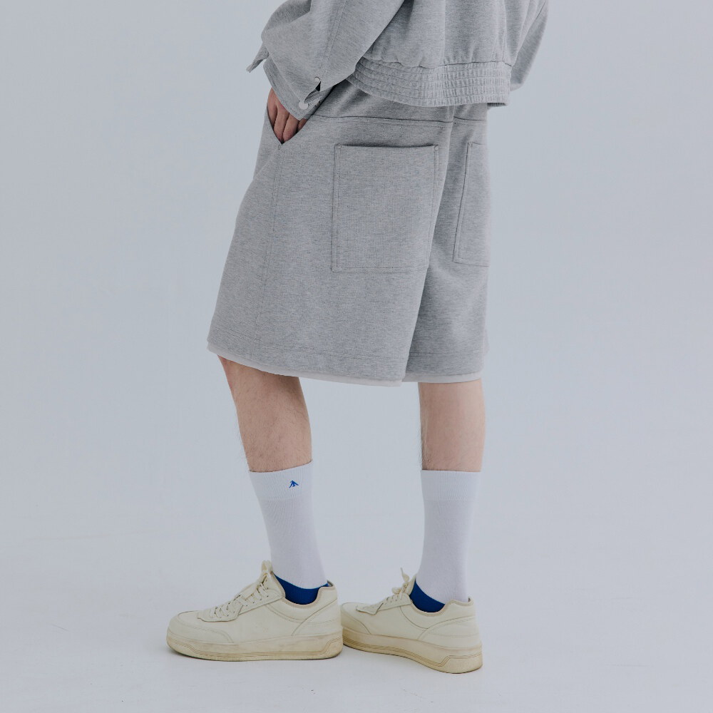 休閒短褲 Layered Edge Sweatshorts