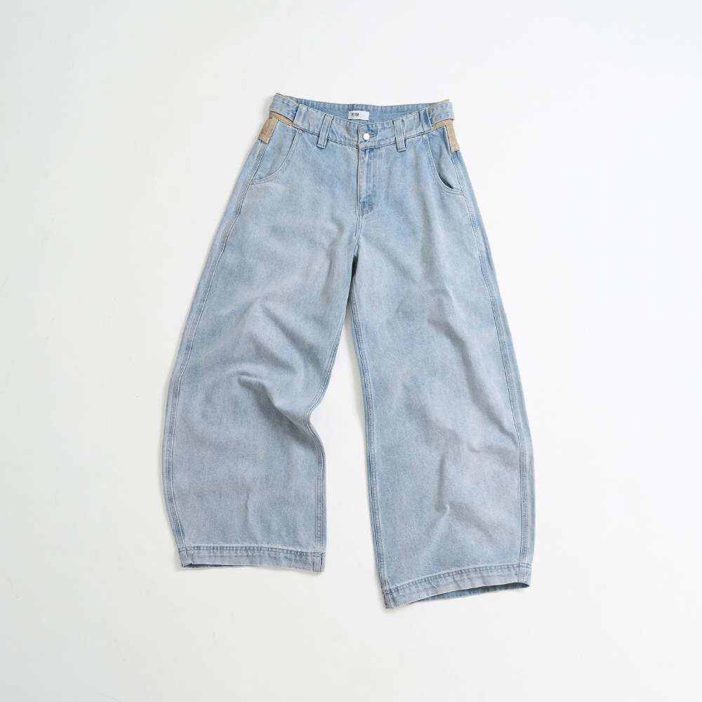 拼接牛仔短褲 After Hours Panel Jeans