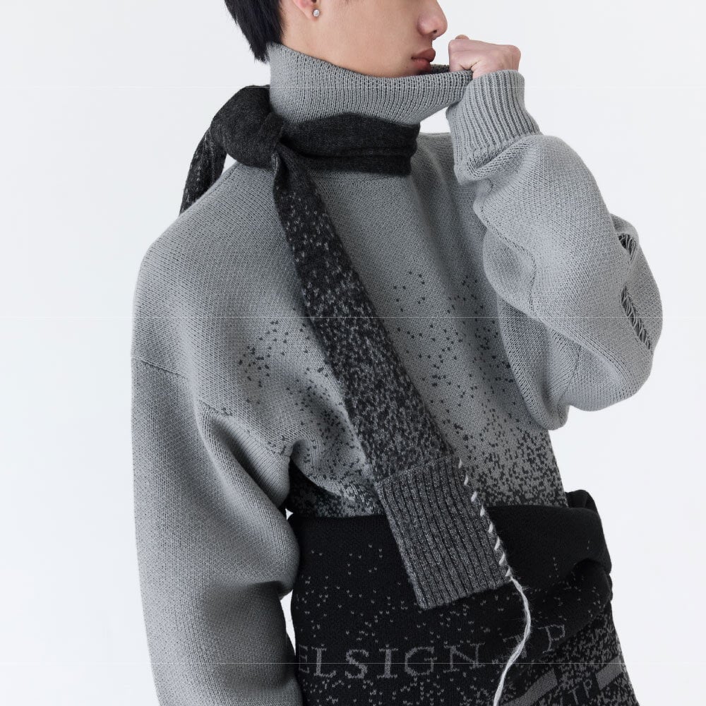 圍巾 2 Tone Bitmap Scarf