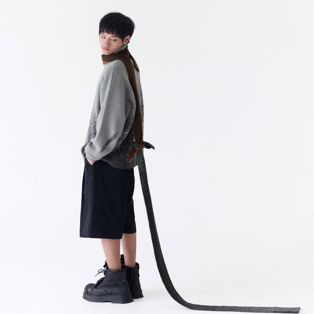 圍巾 2 Tone Bitmap Scarf