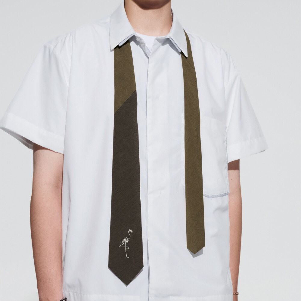 拼色領帶 Two-Tone Crane Tie
